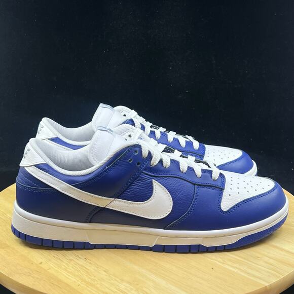NIKE iD Dunk Low Blue White FV9524 900 Men's Sz 10.5/Women's Size 12 - Picture 5 of 10